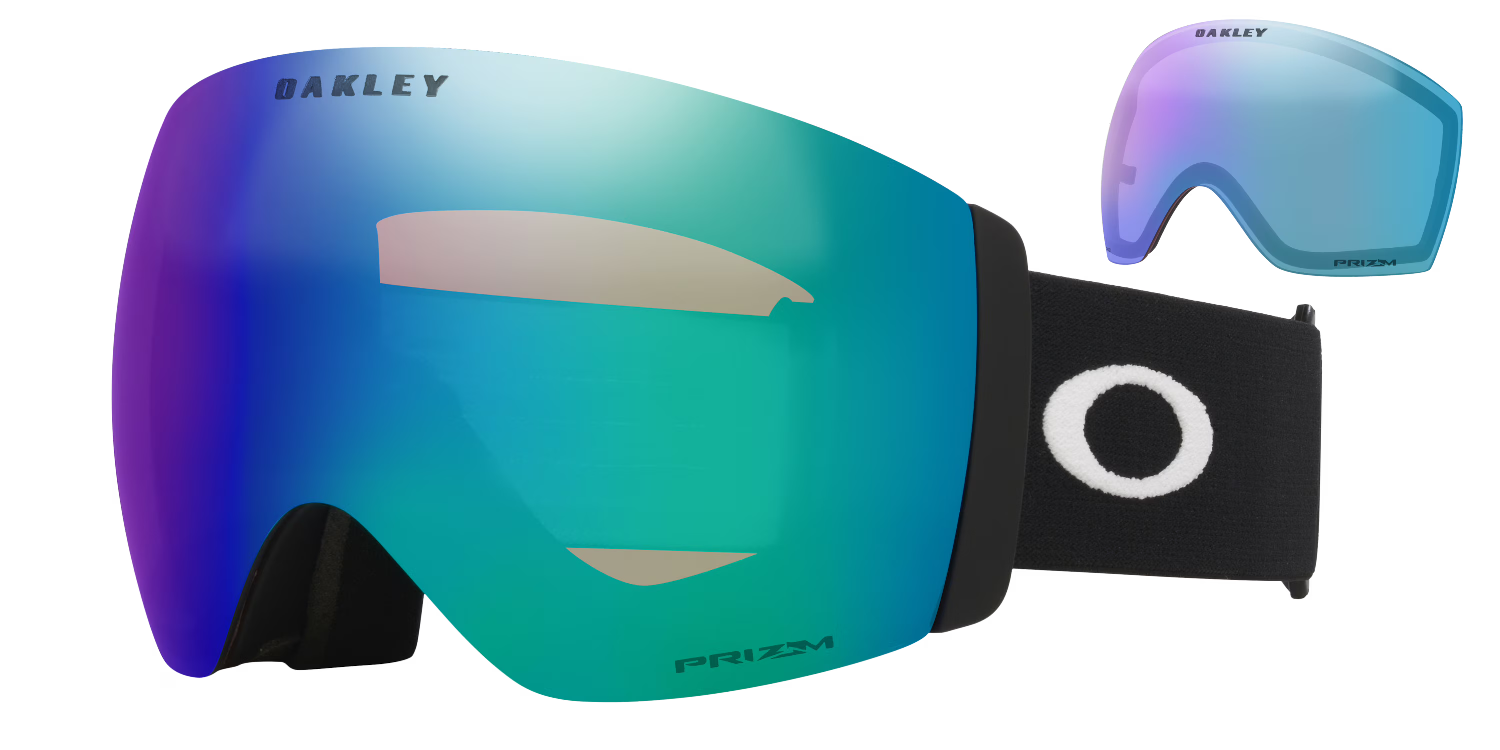 Flight Deck Pro L - Matte Black/Prizm Snow Argon Iridium