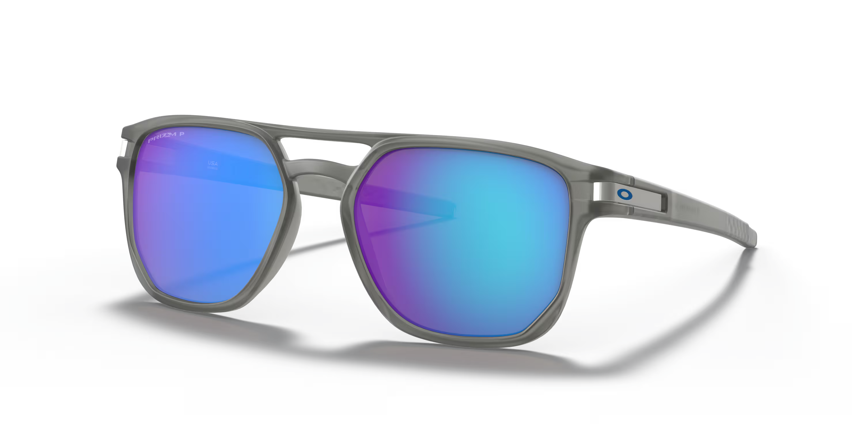 Latch Beta - Matte Grey Ink Frame/Prizm Sapphire Polarized Lenses