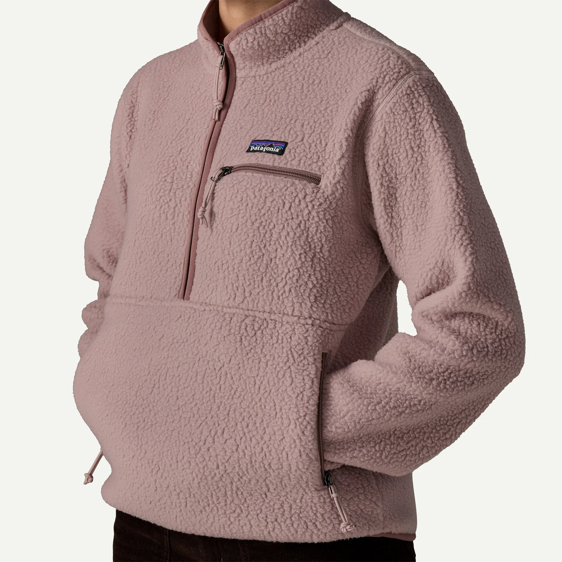 Retro Pile Marsupial Fleece Pullover Wmn