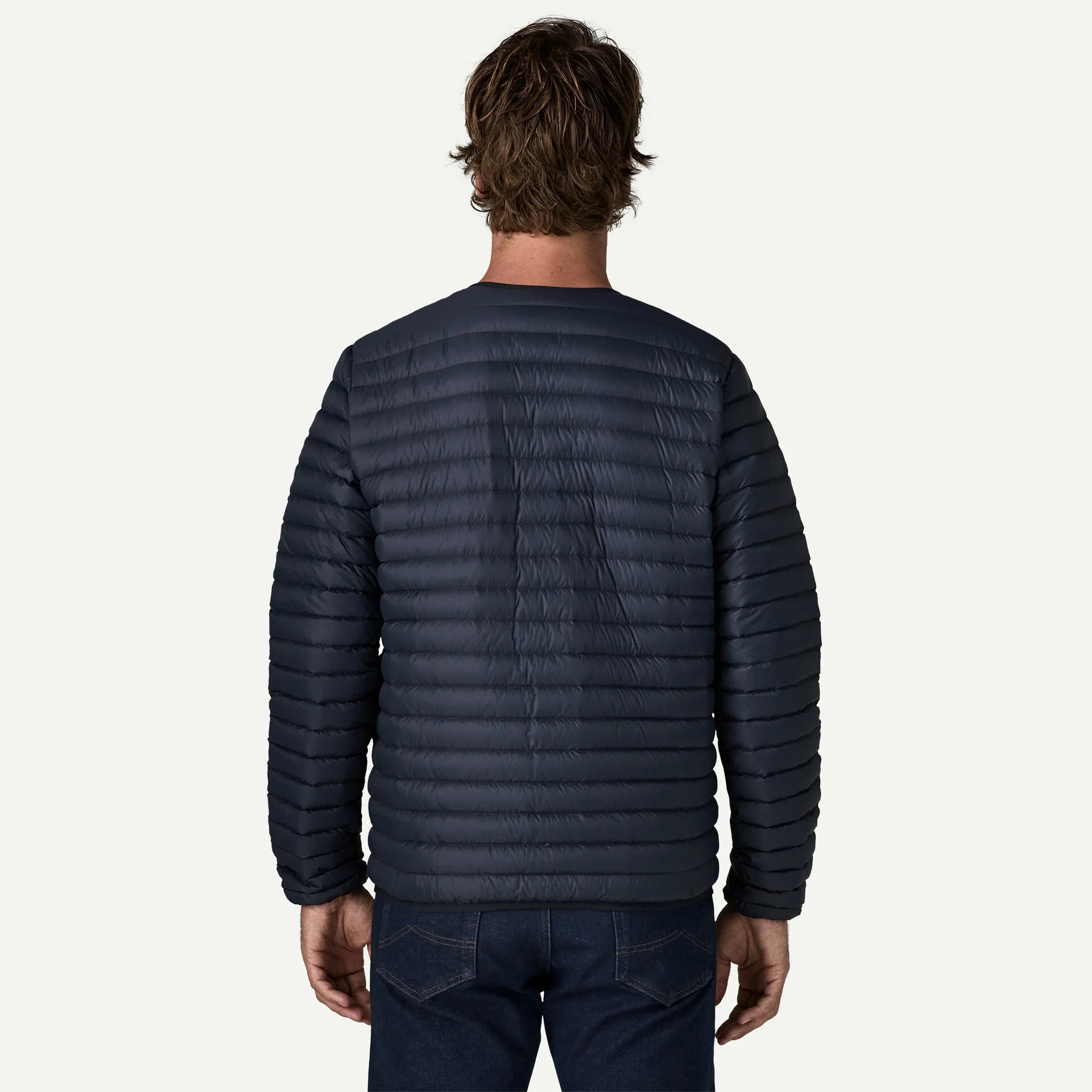 Lihtweight Down Sweater Cardigan Man