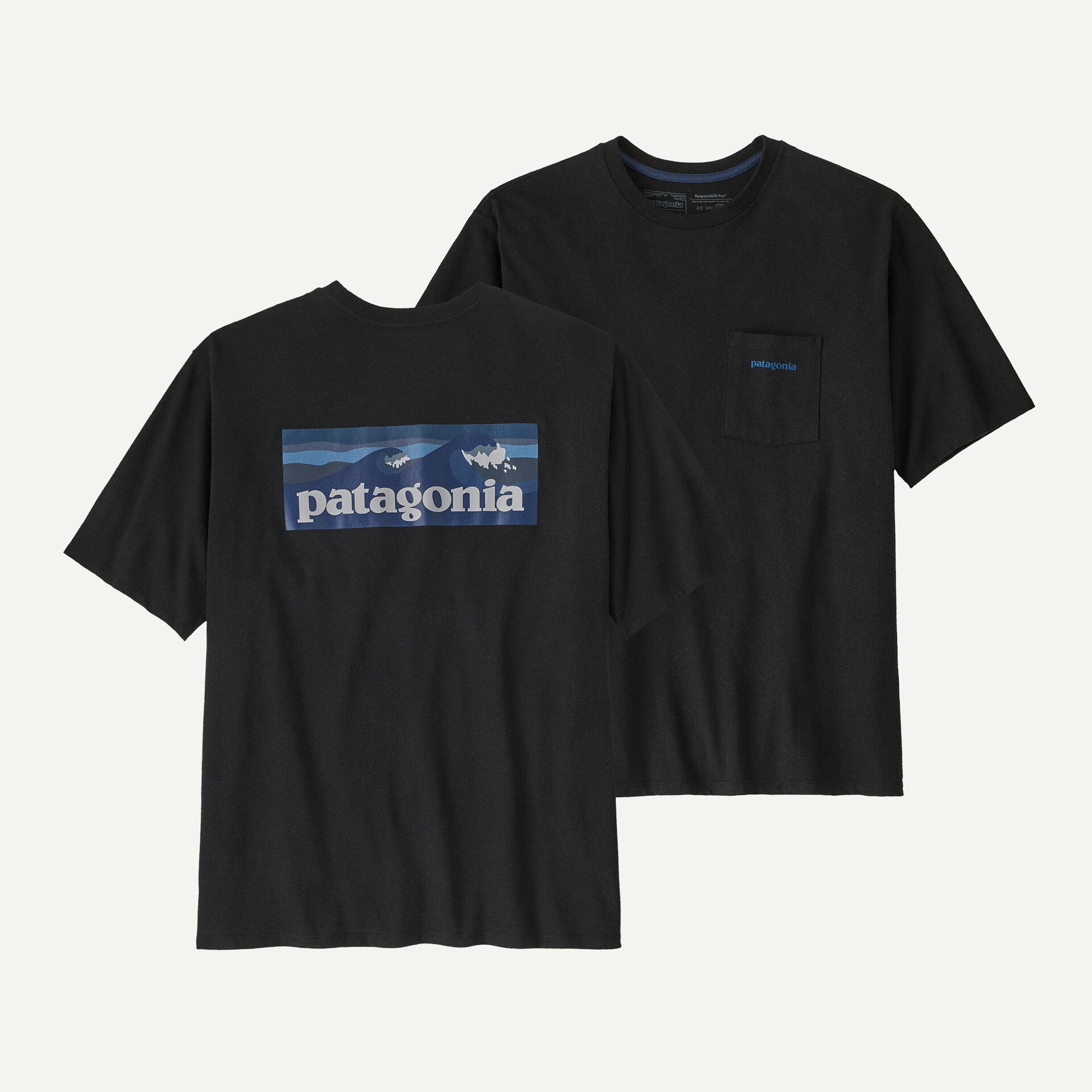 ink black Boardshort Logo Pocket R-Tee Man