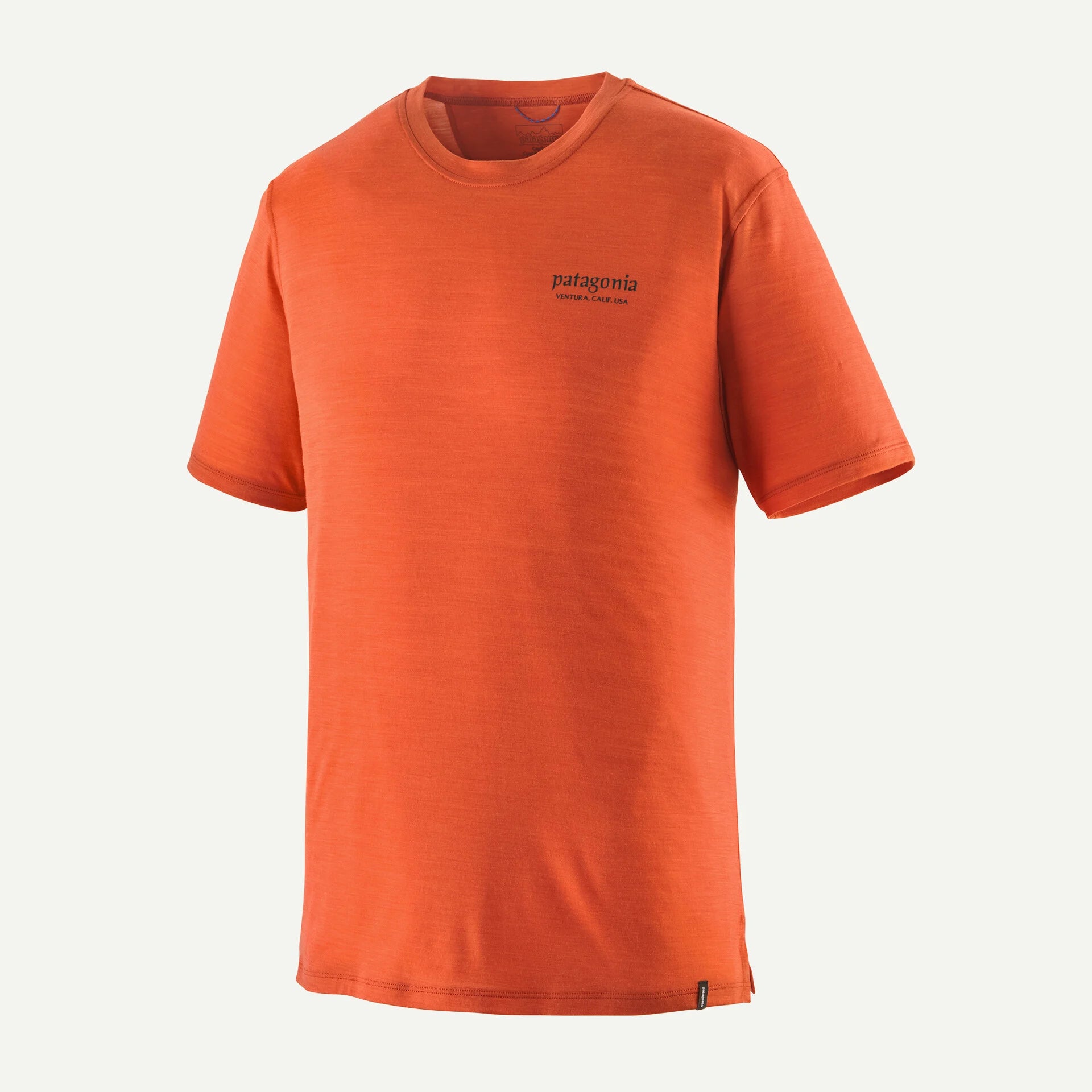 heritage header/coal orange Capilene Cool Merino Graphic Shirt Man