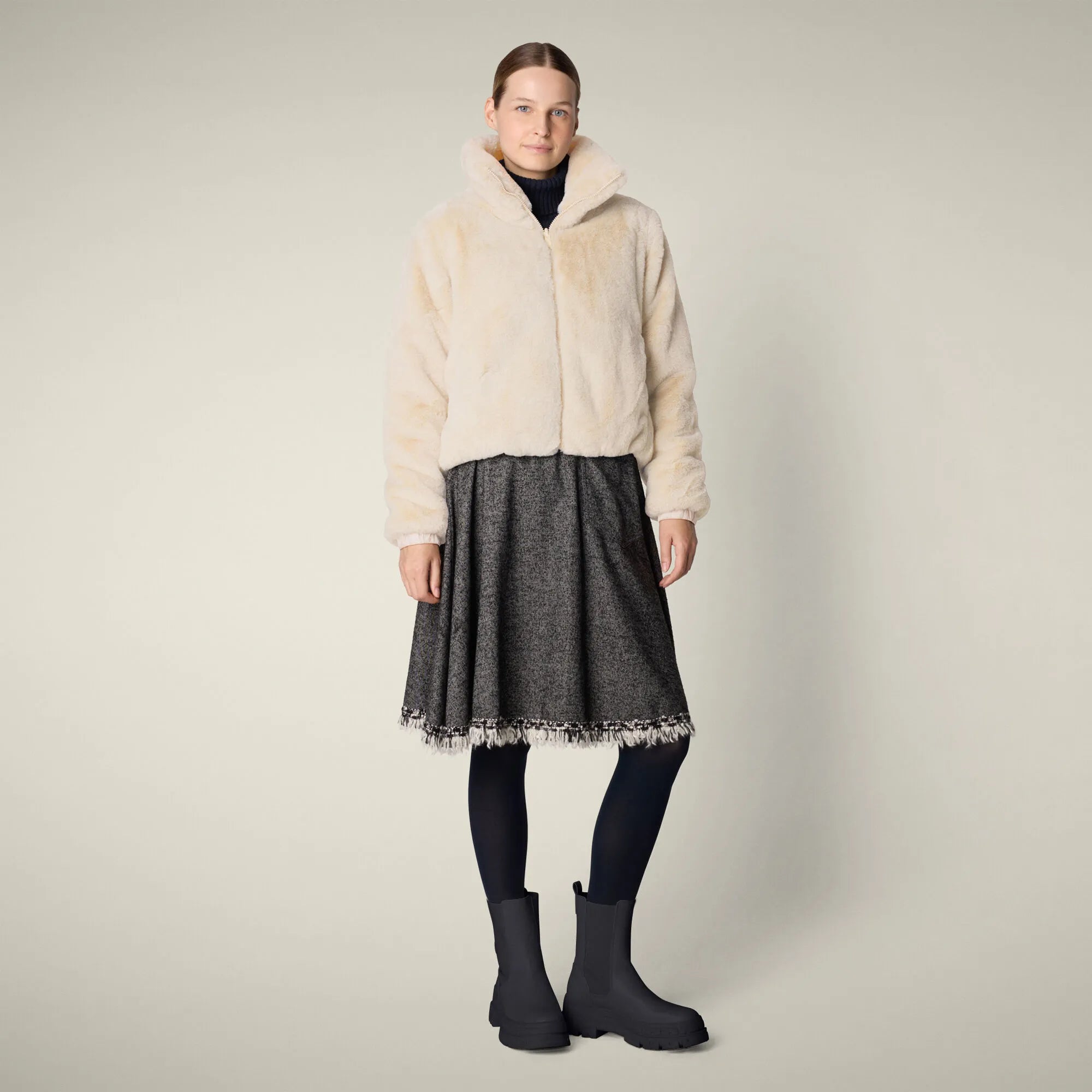 Jeon Reversible Faux Fur Jacket W