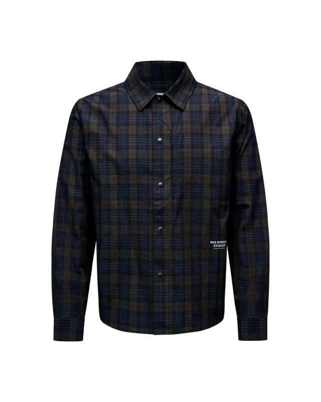 Off-Race Seersucker Shirt Man