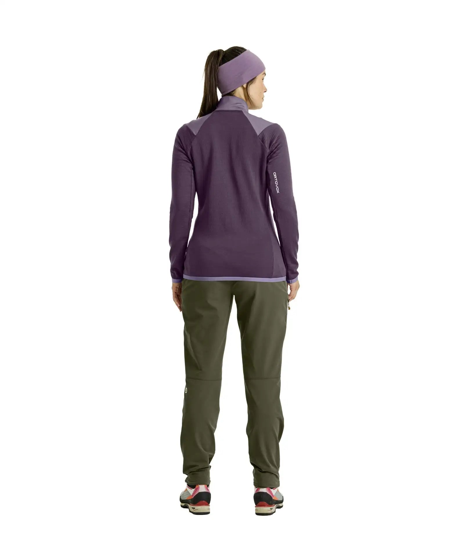 Fleece Grid Jacket Wmn