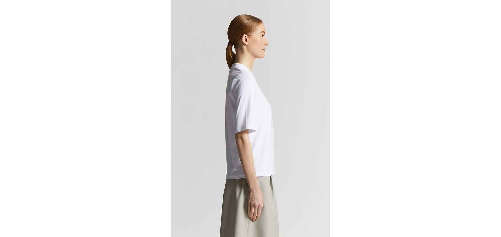 T-Shirt Jersey Cotone Stretch W