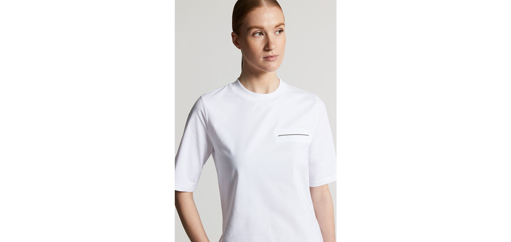 T-Shirt Jersey Cotone Stretch W