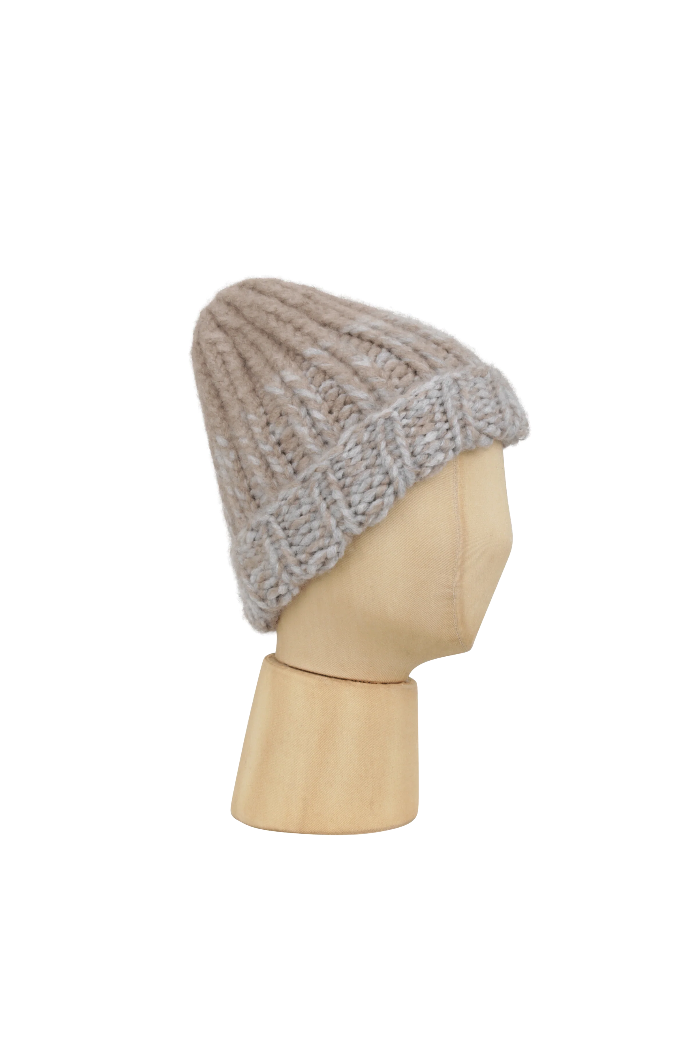 Beanie1 Cashmere Knit Hat W