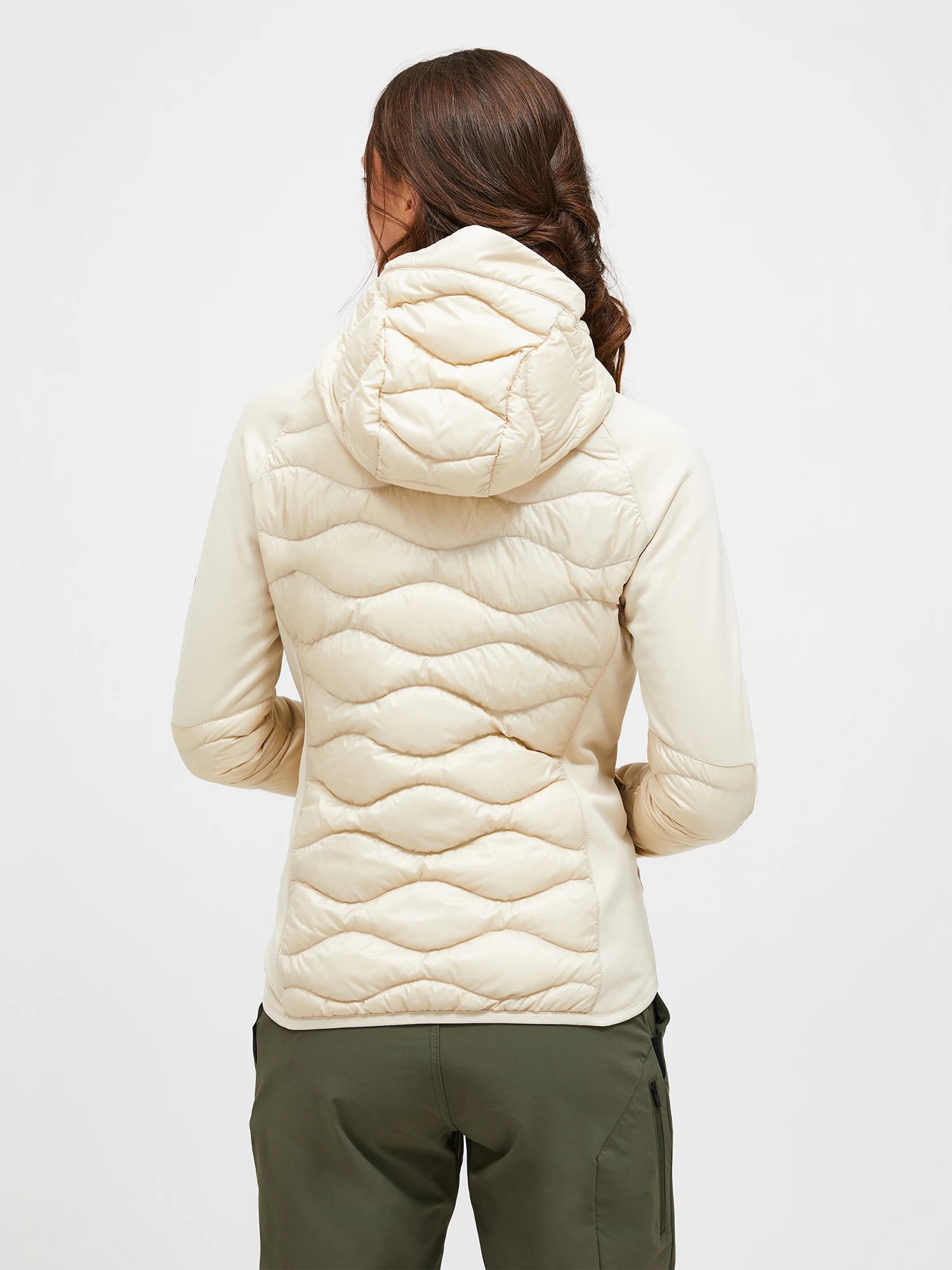 Helium Down Hybrid Hood Wmn