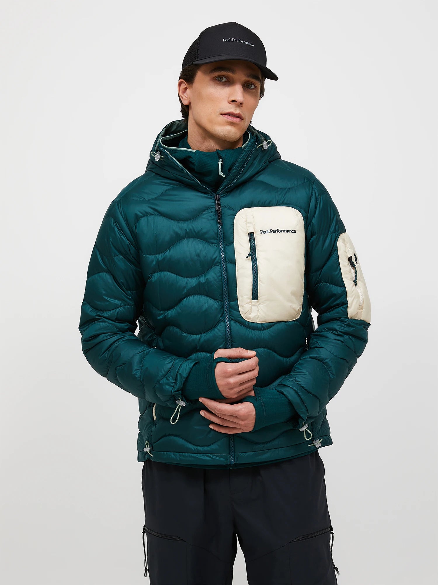 Helium Utility Down Hood Jacket Man