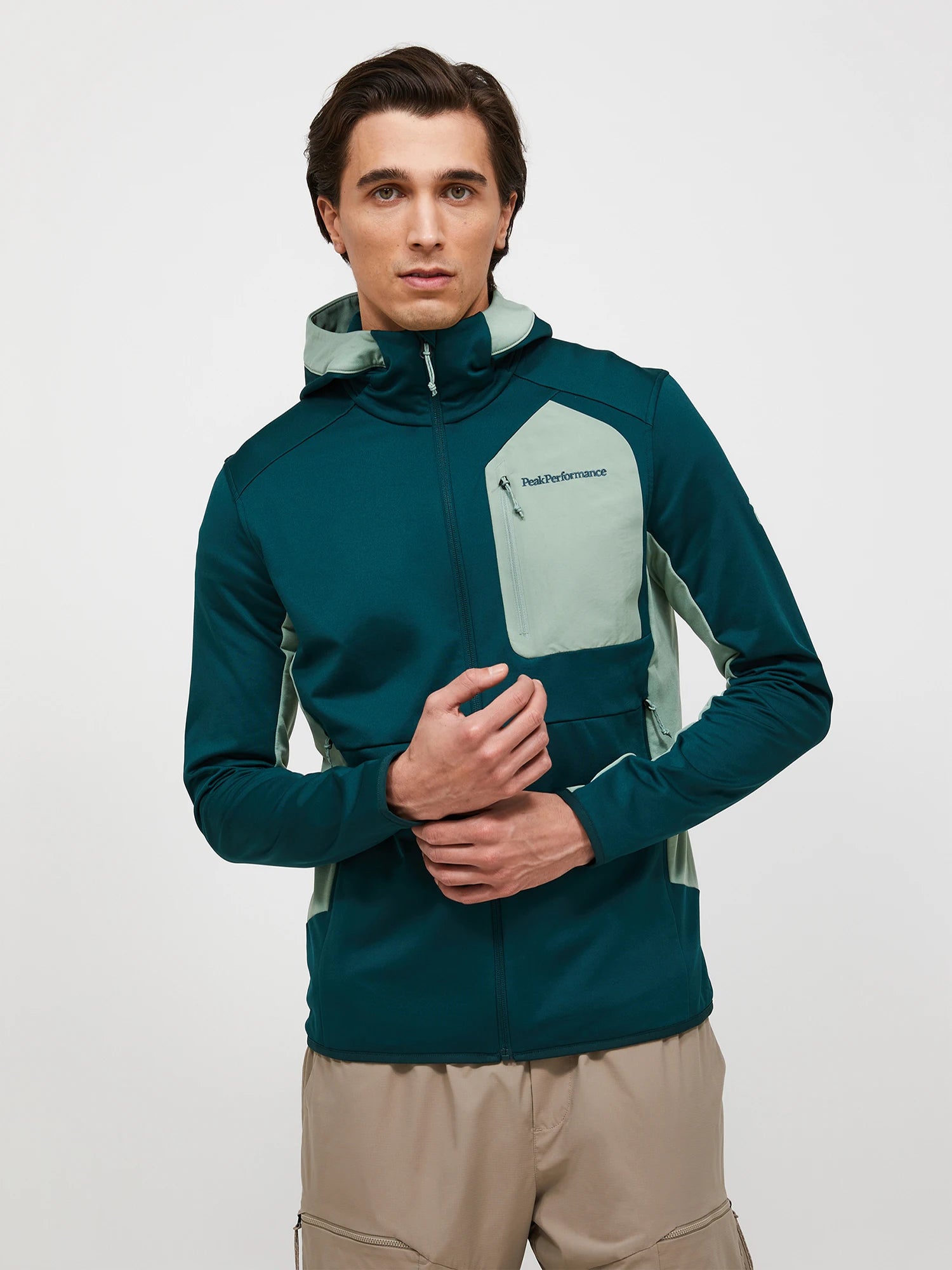 Utility Light Zip Hood Man