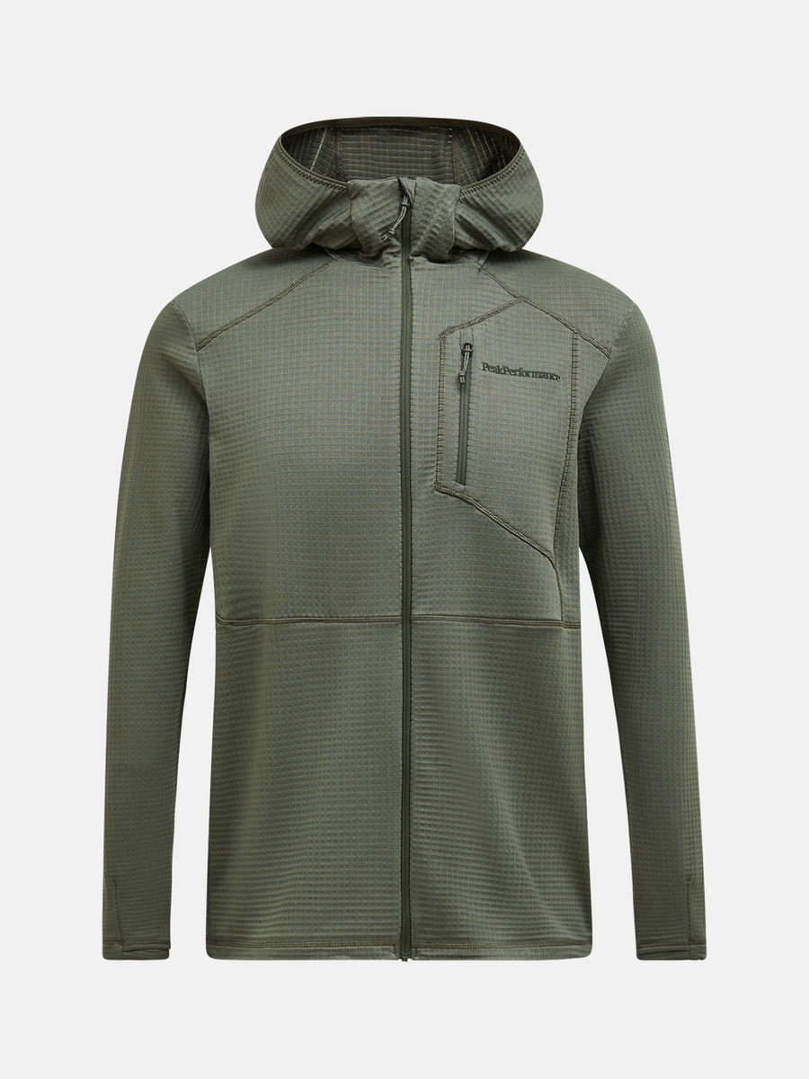 Trail Polartec Zip Hood M