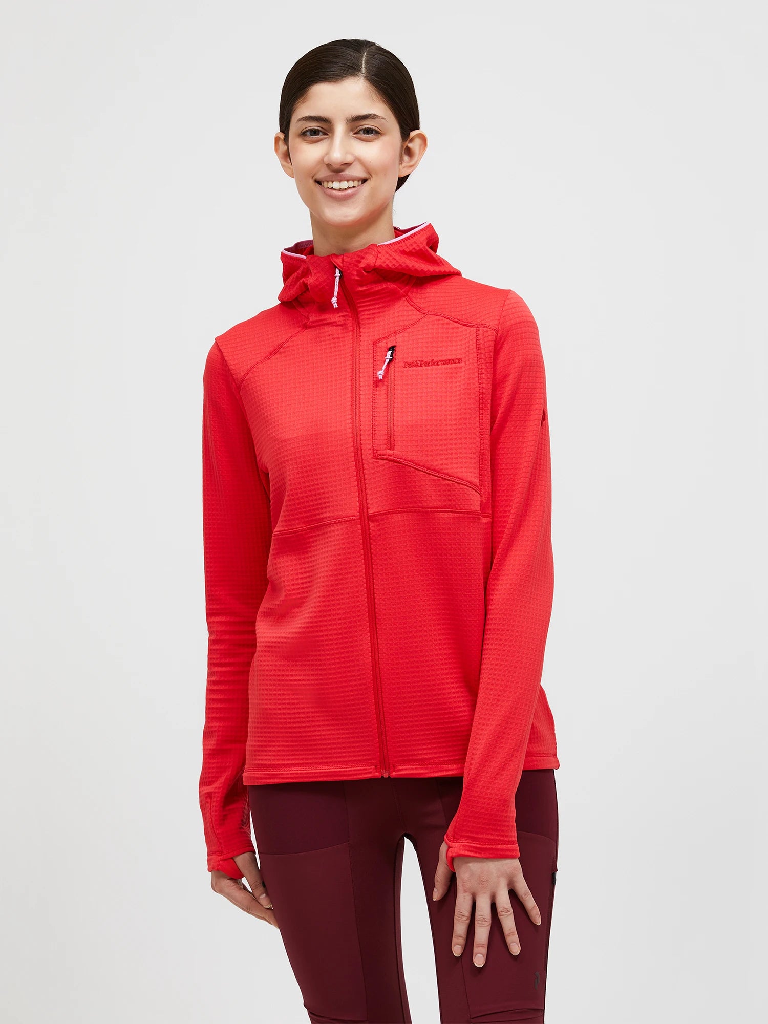 Trail Polartec Zip Hood W