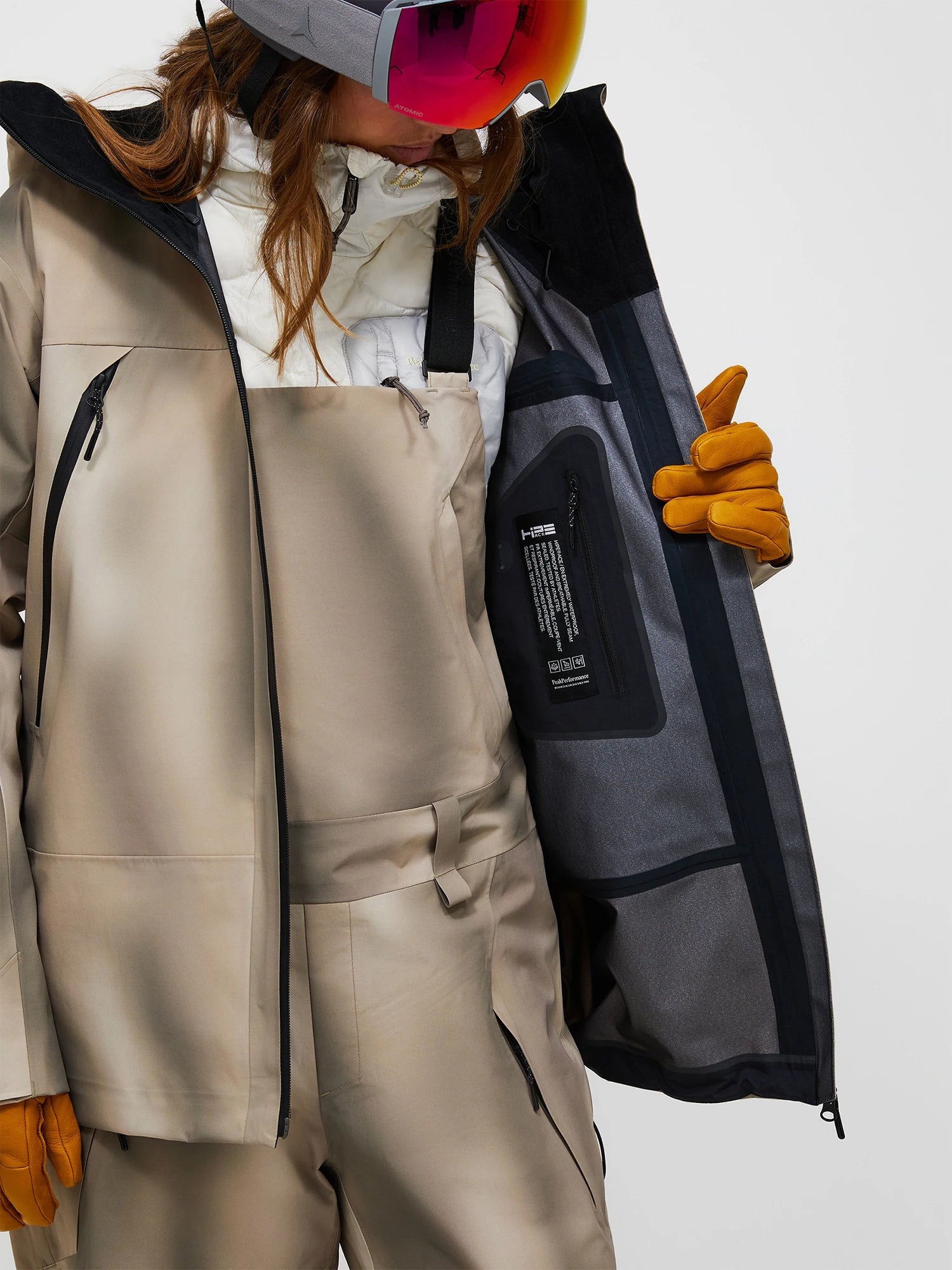 Edge 3L AOP Shell Jacket Wmn