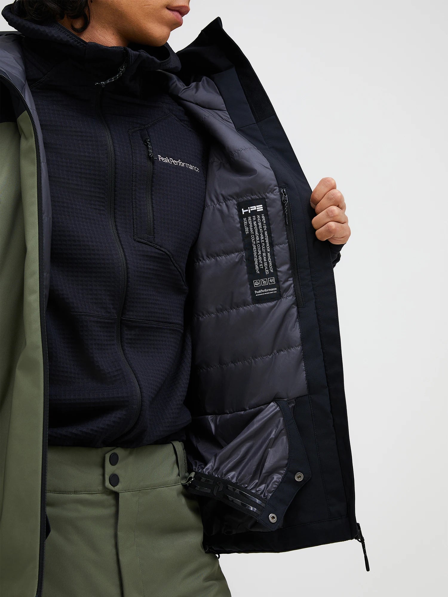 Maroon Blocked Hipe 2L Insulated Jacket Man