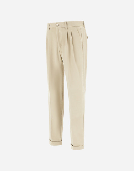 Regular Fit Turn-Up Trousers M
