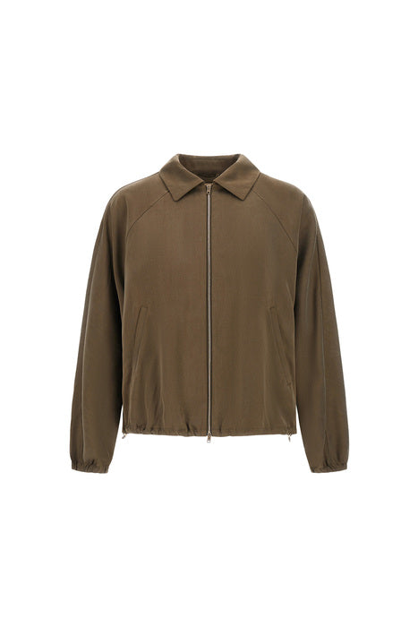 verde militare Giacca Colletto Camicia Wmn