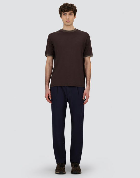 Regular Fit Turn-Up Trousers M