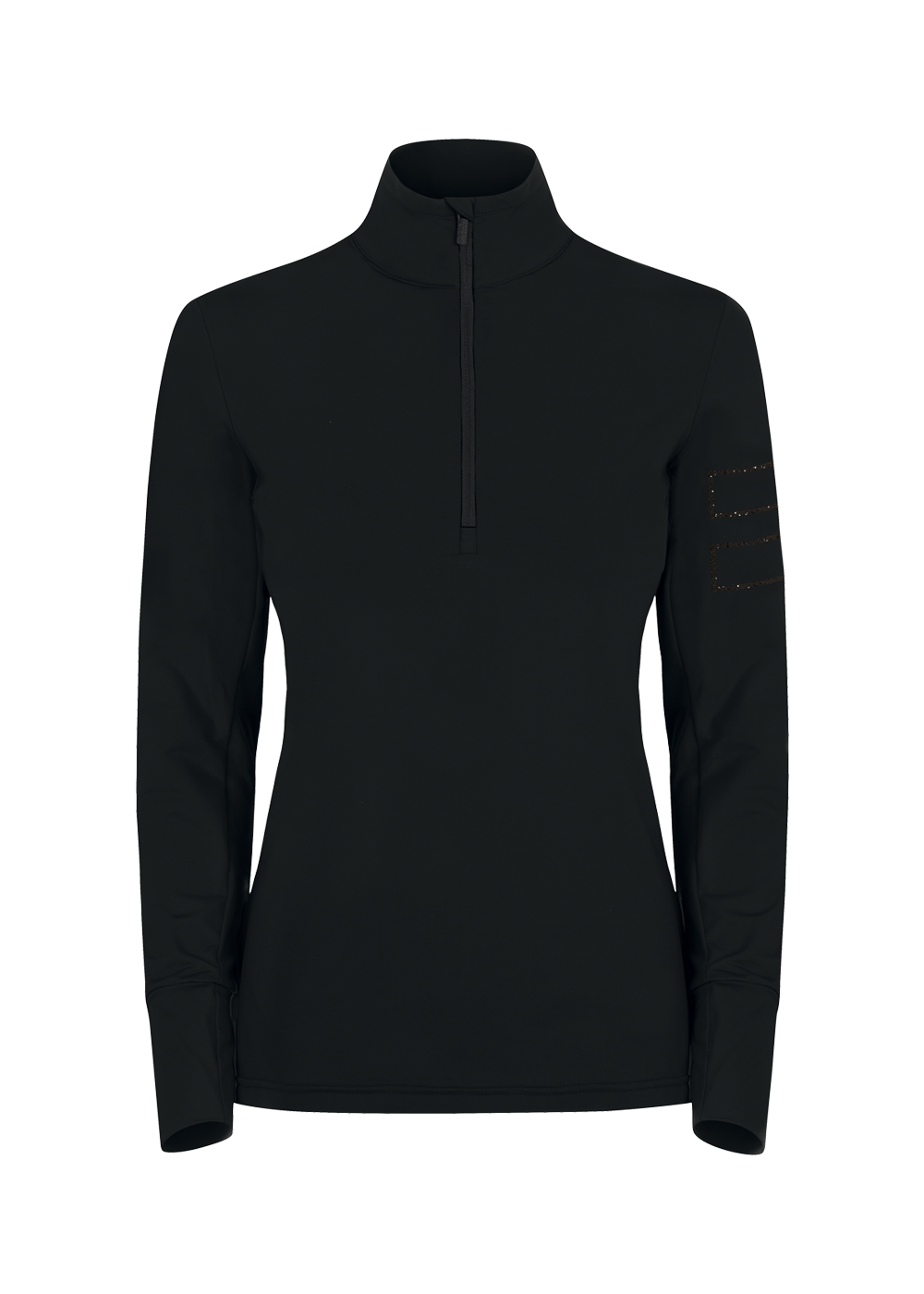 black/black/black 631 Turtleneck With Half Zip W