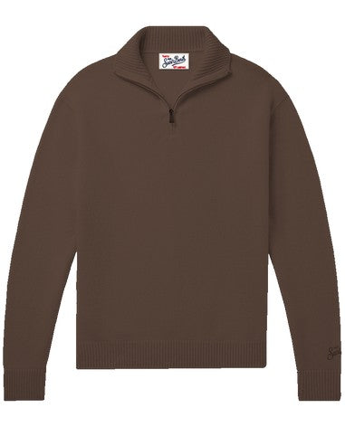brown Jermyn Lambswool M