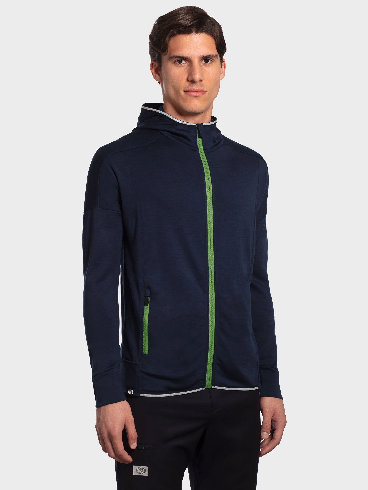 ocean Lien Hooded Full Zip LS M