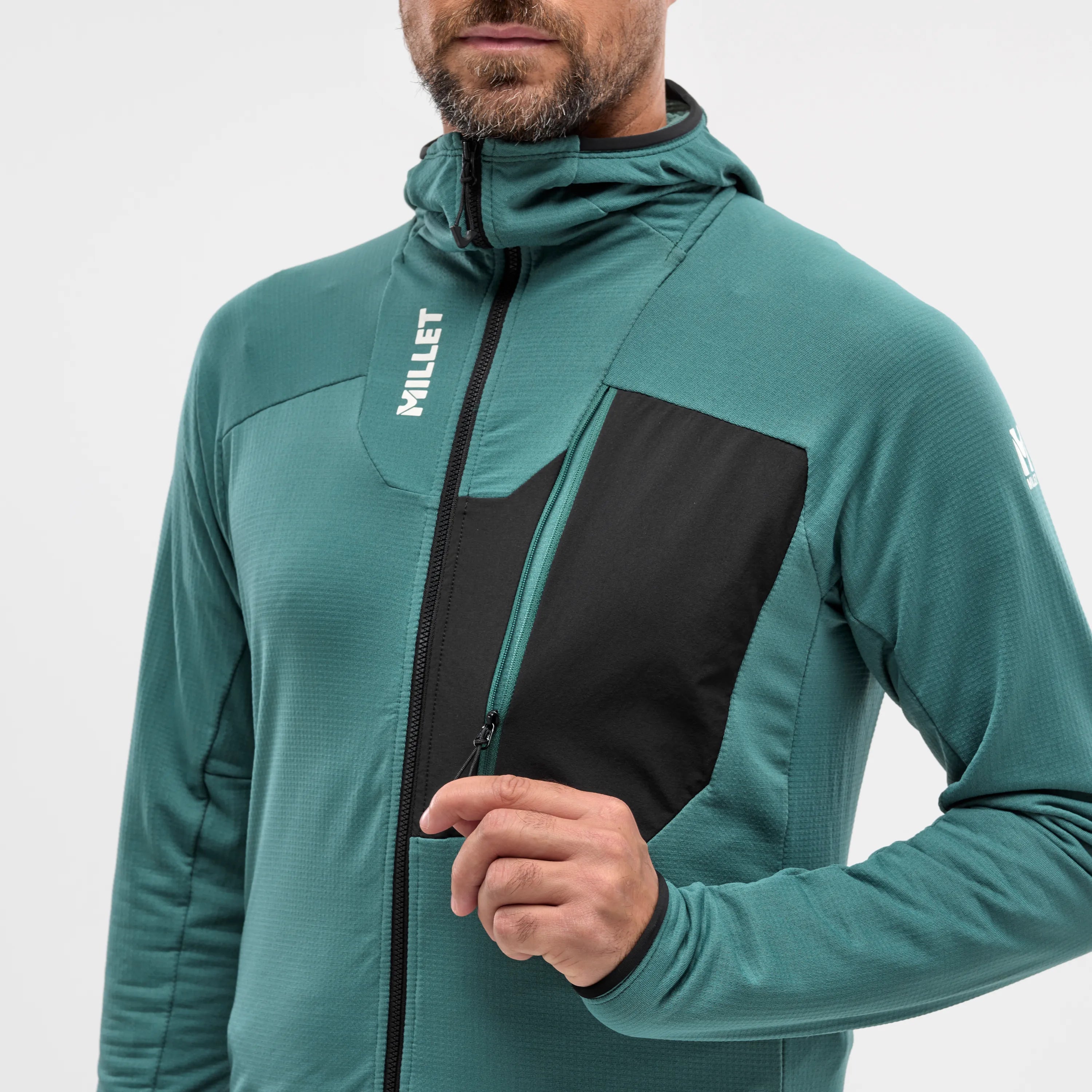 Trilogy Icon Lightgrid Hooded Man