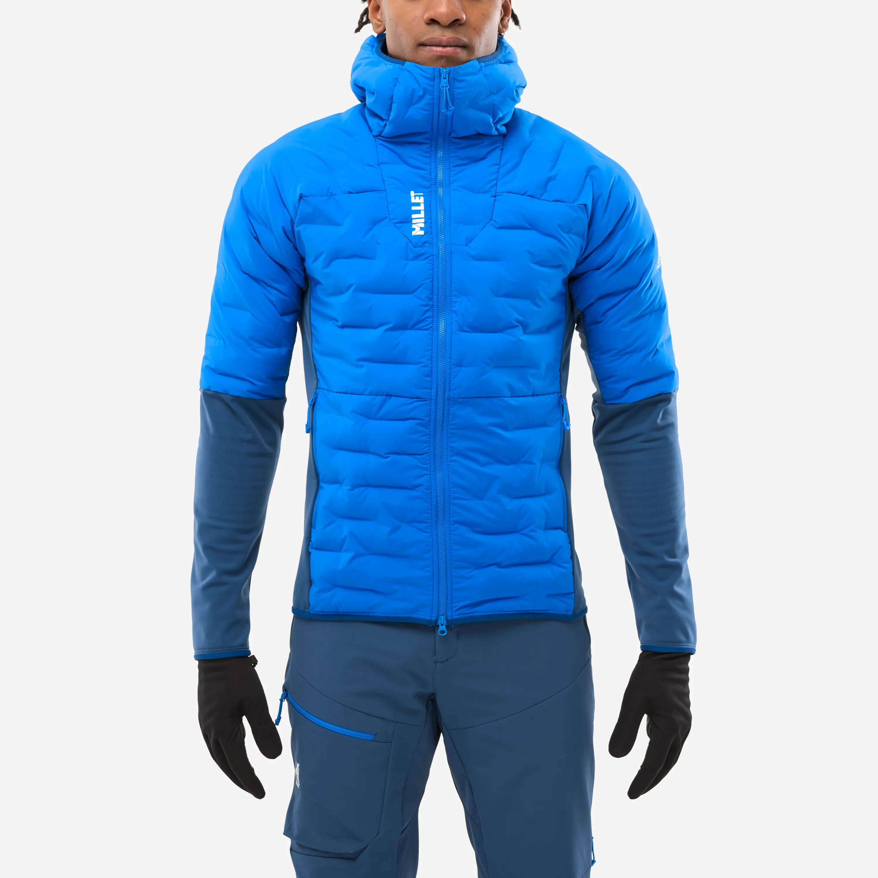 White Hybrid Downjacket M