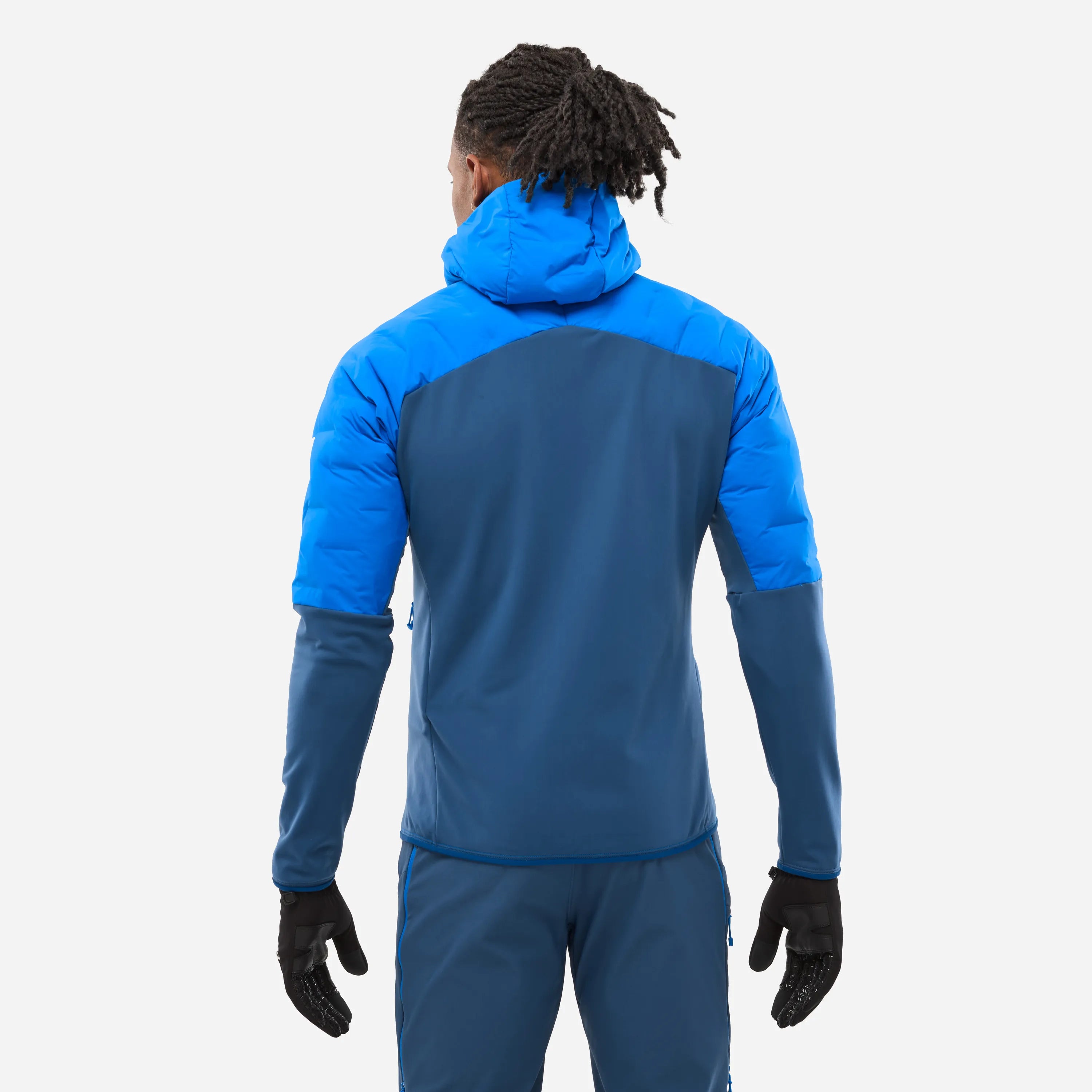 White Hybrid Downjacket M