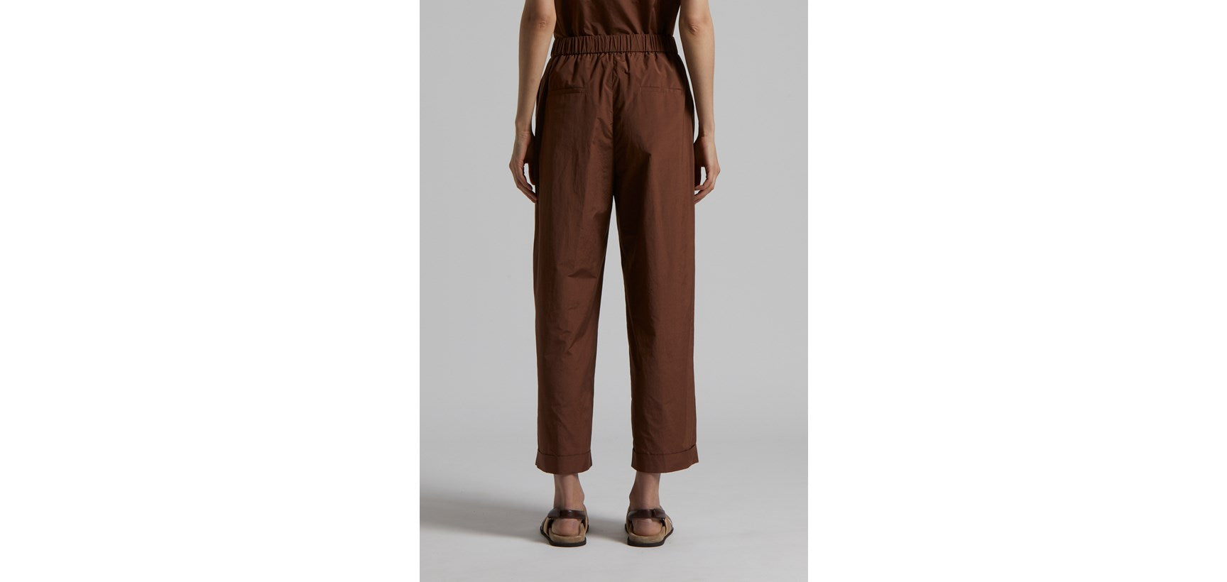 Pantalone Cotone Tabacco W