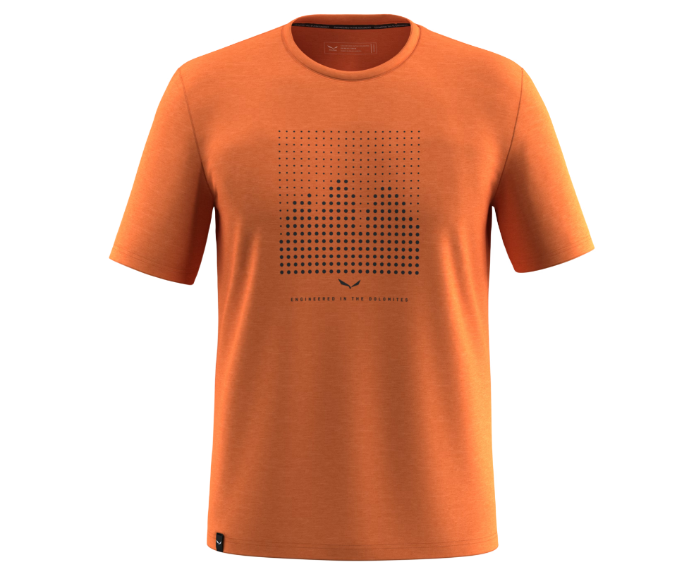 burnt orange Eagle Dotted Mtn AM T-Shirt M