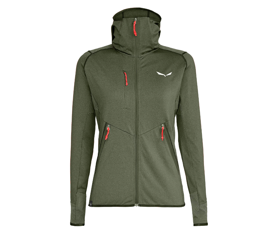 dark olive Agner Hybrid Polarite Durastretch Hooded W