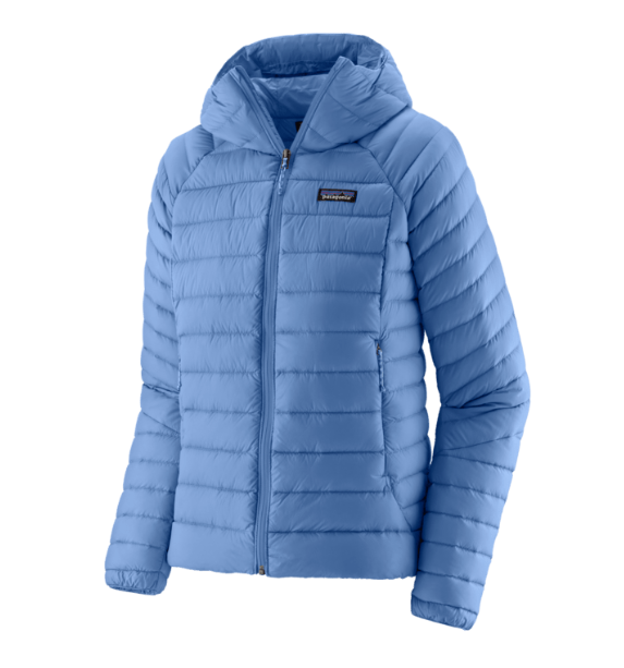 abundant blue Down Sweater Hoody W