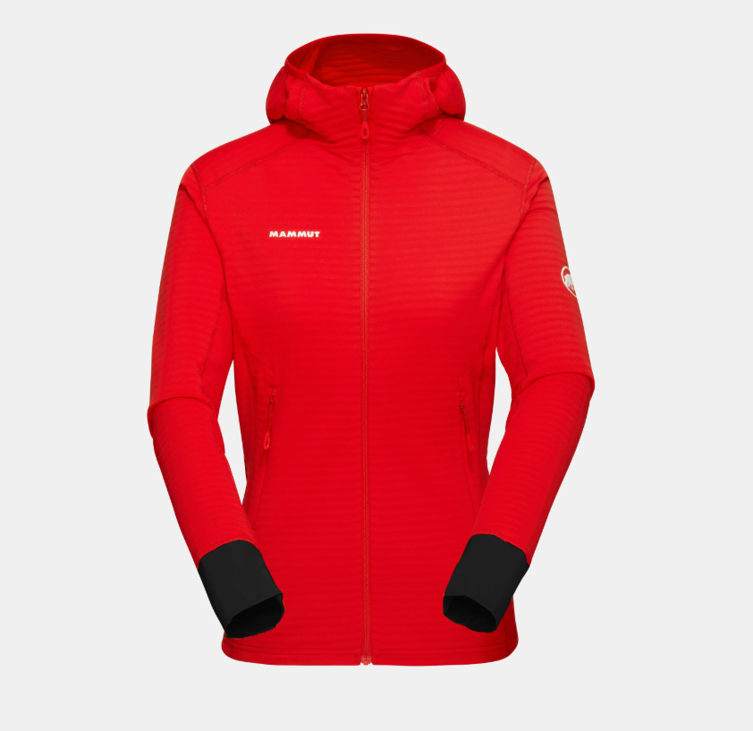 mammut red/black Taiss Light ML Hooded Jacket W