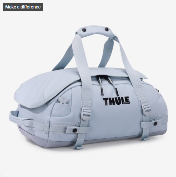 soft blue Chasm Recycled Duffel 30