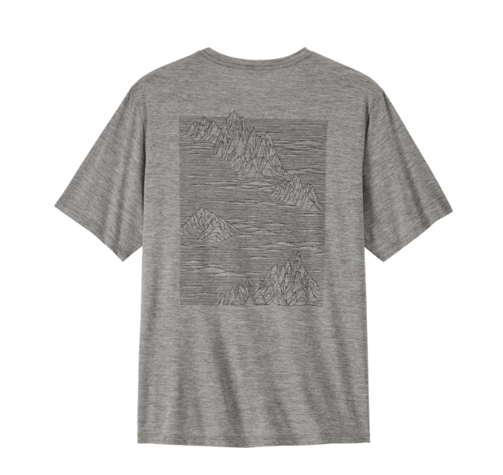 feather grey Capilene Cool Daily Shirt -Strata Man