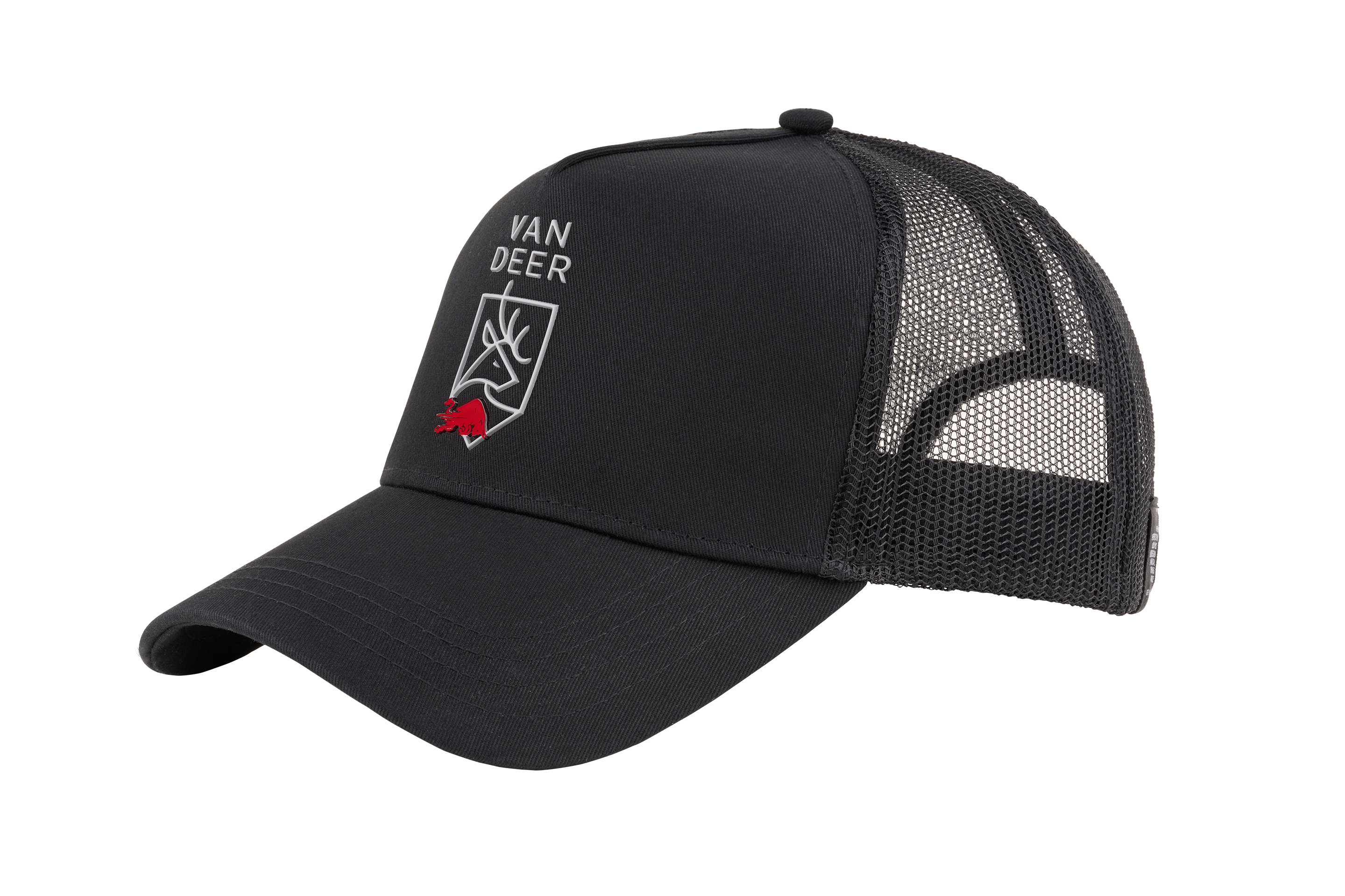 black Essential Cap Trucker