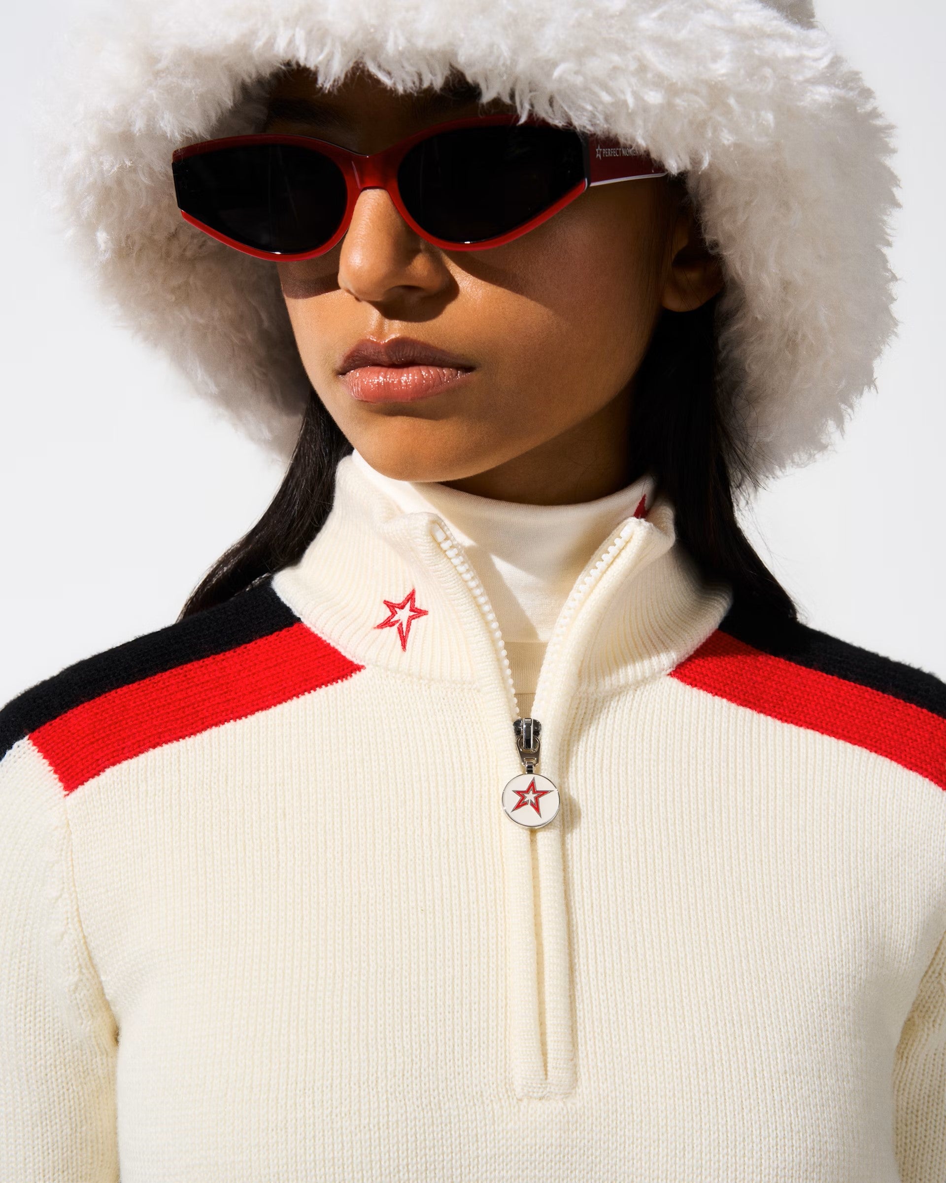 La Tour 1/4 Zip Sweater W
