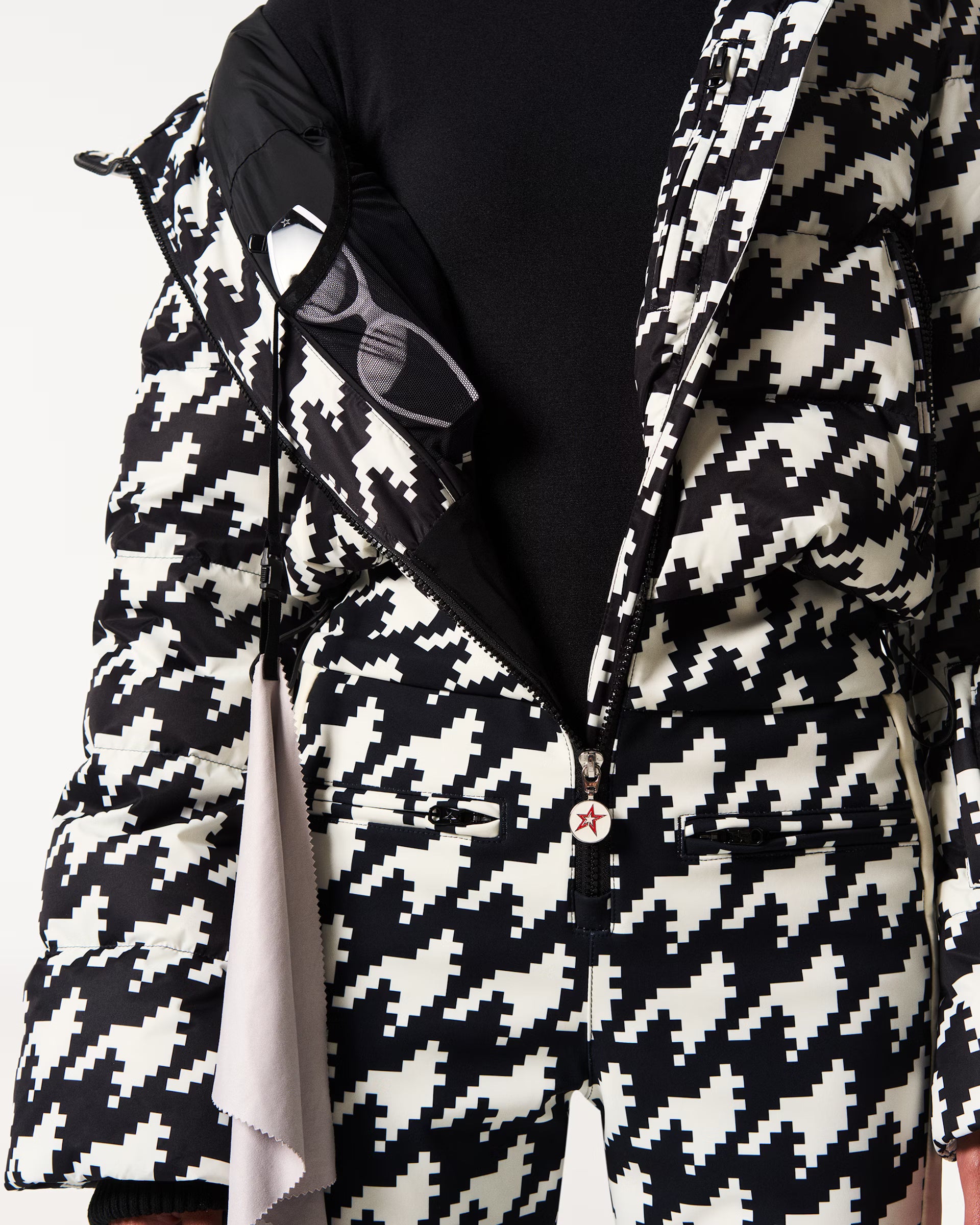 Polar Flare Ski Suit Print W