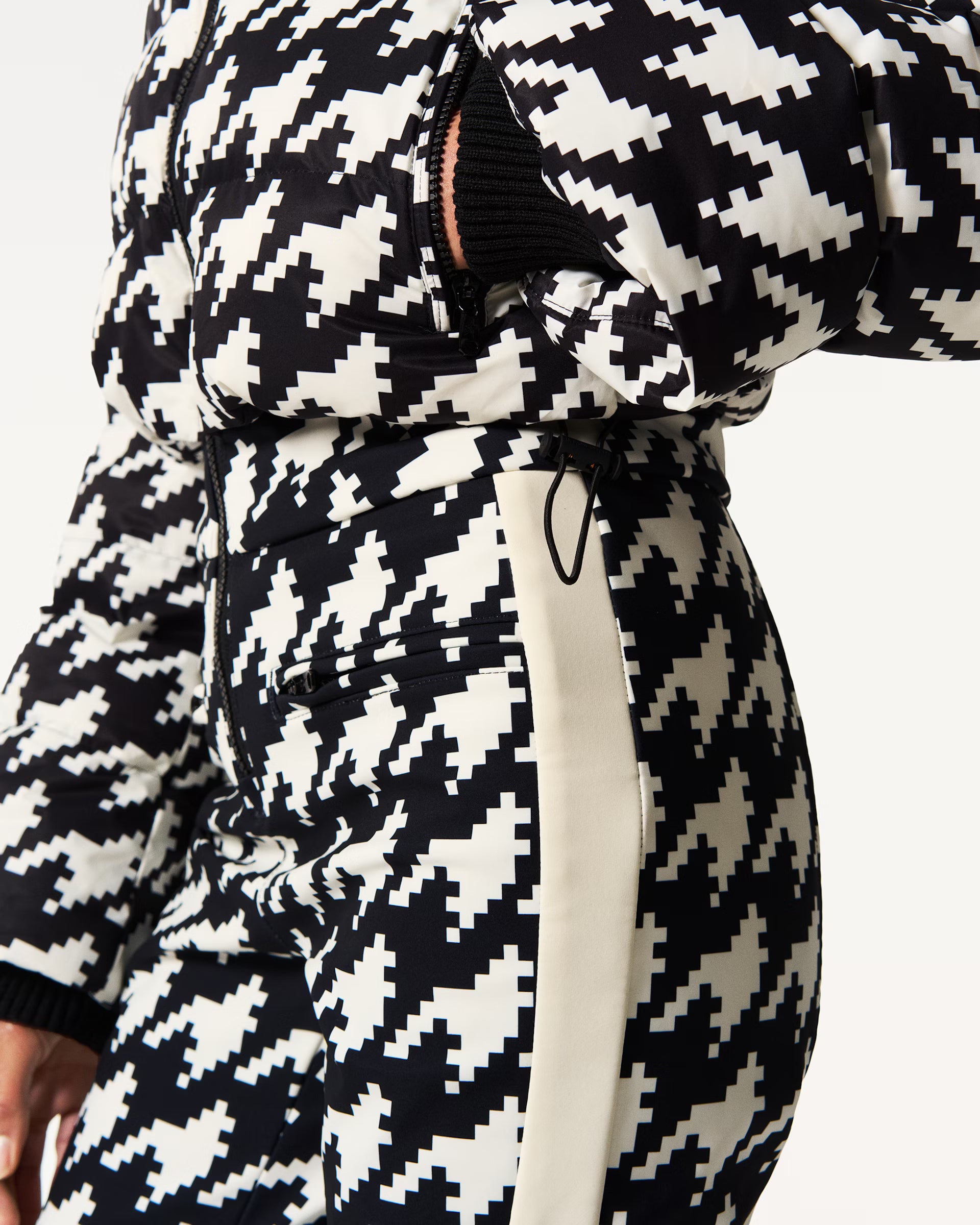 Polar Flare Ski Suit Print W