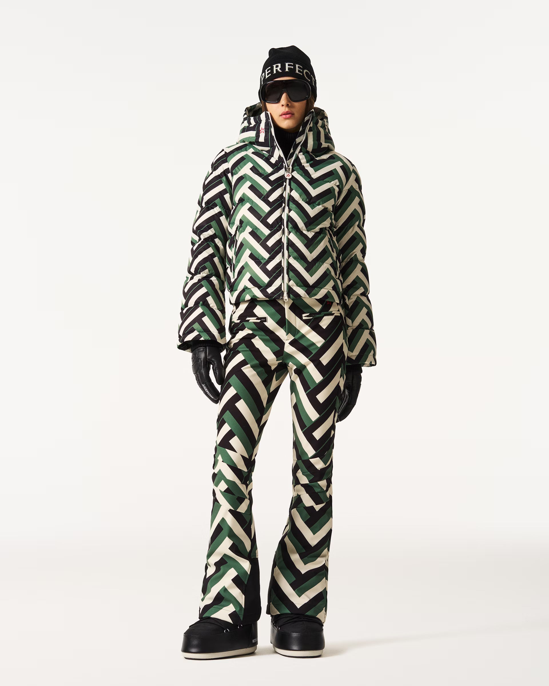 Polar Flare Ski Jacket Print W