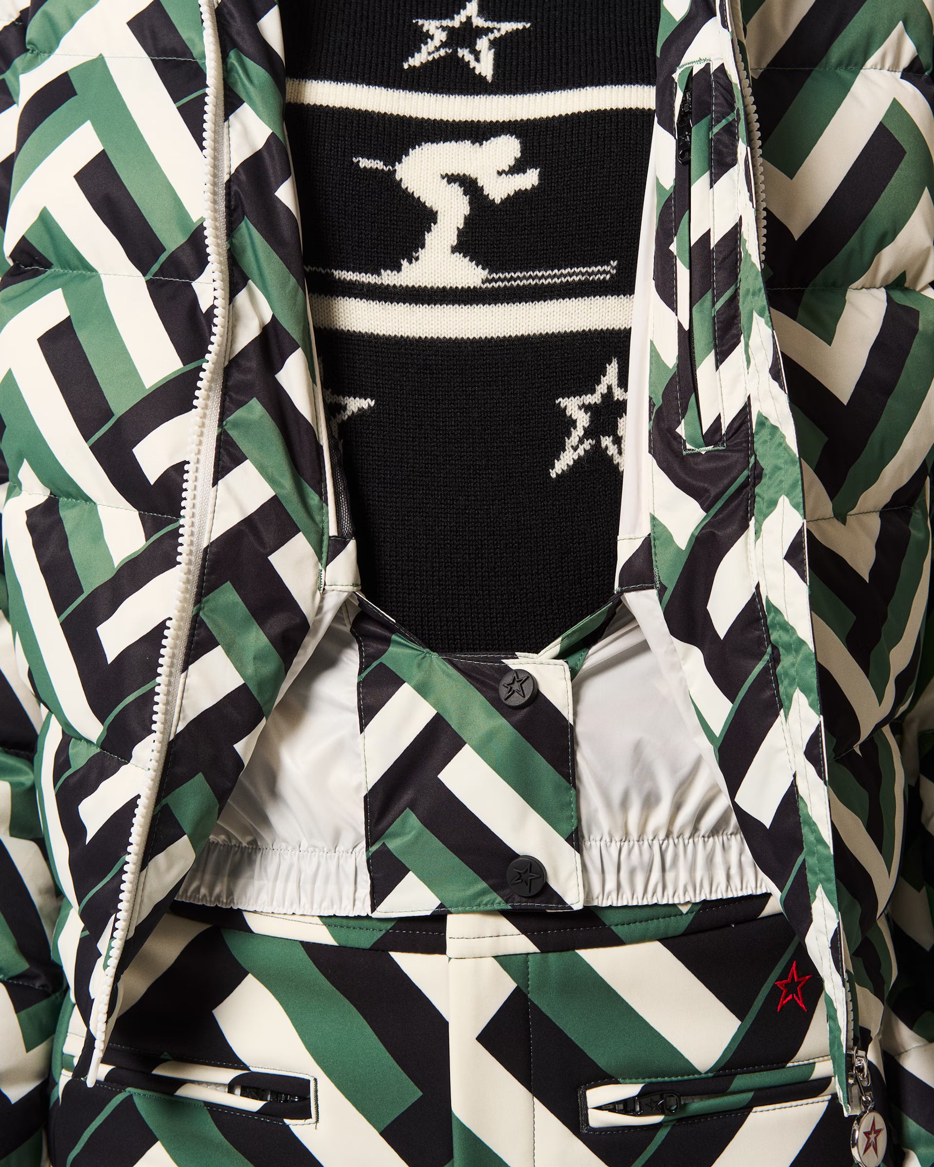 Polar Flare Ski Jacket Print W