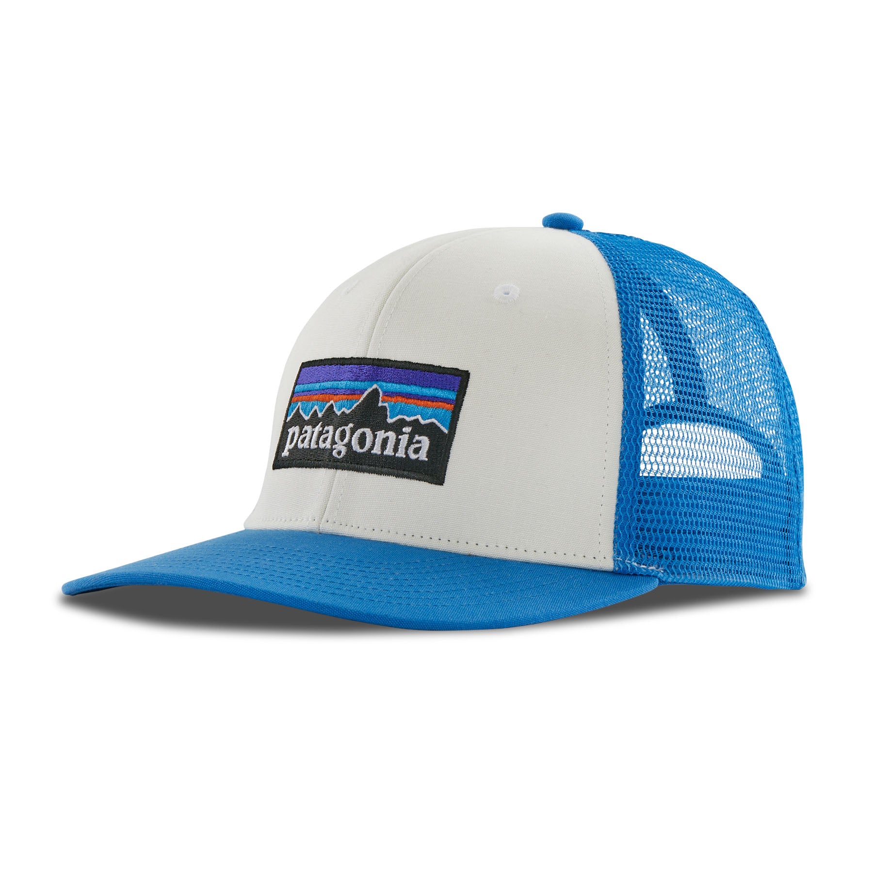 white/vessel blue P-6 Logo Trucker Hat
