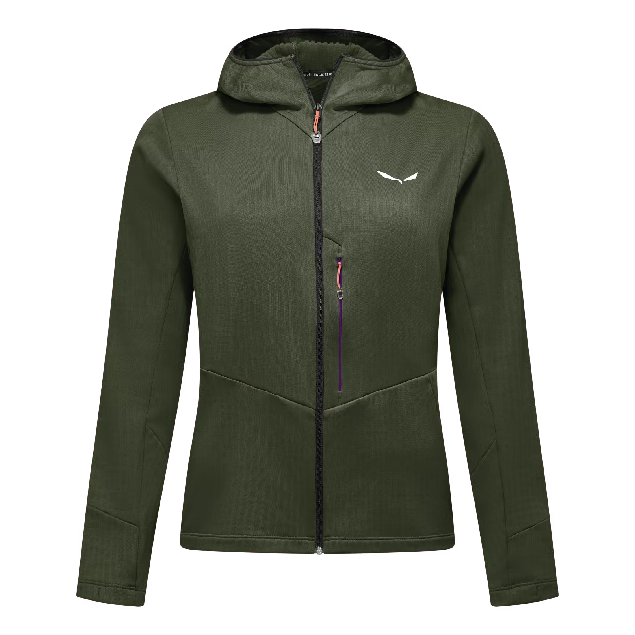 dark olive Pedroc 3 Hooded Jacket Wmn