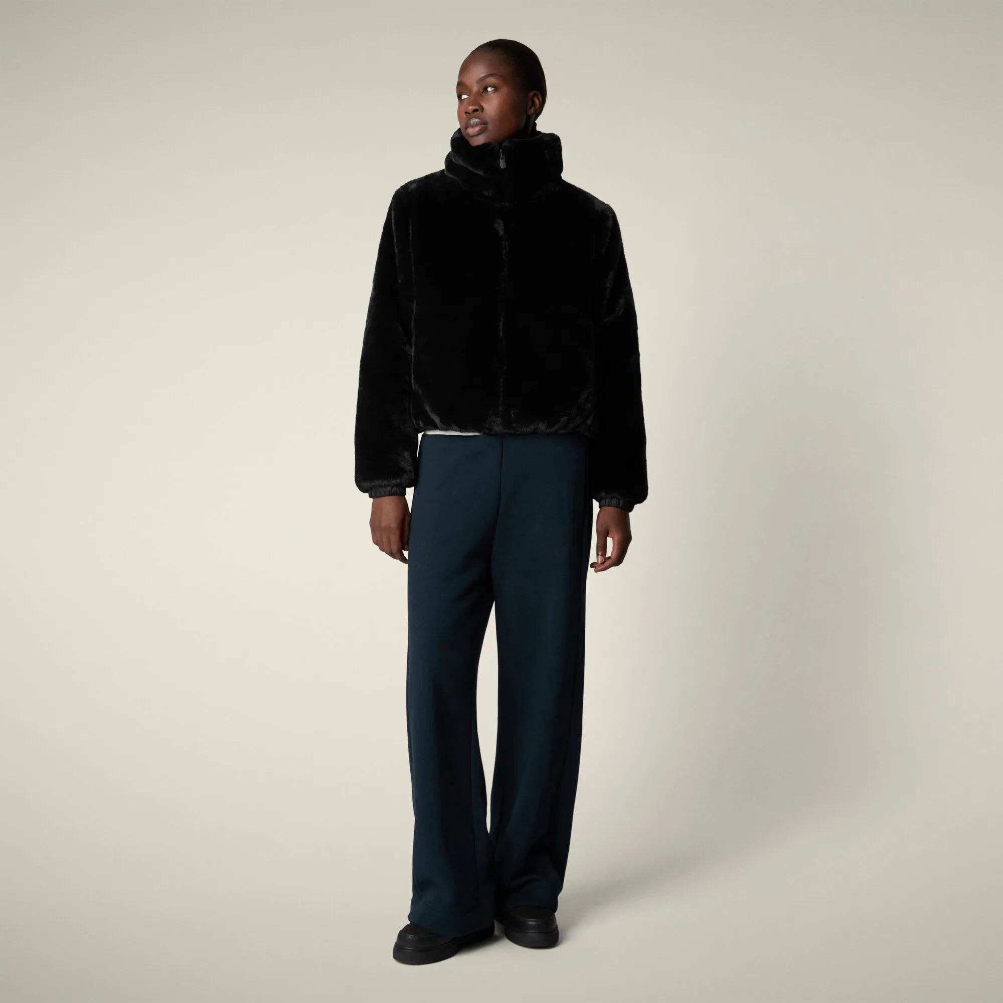 Jeon Reversible Faux Fur Jacket W