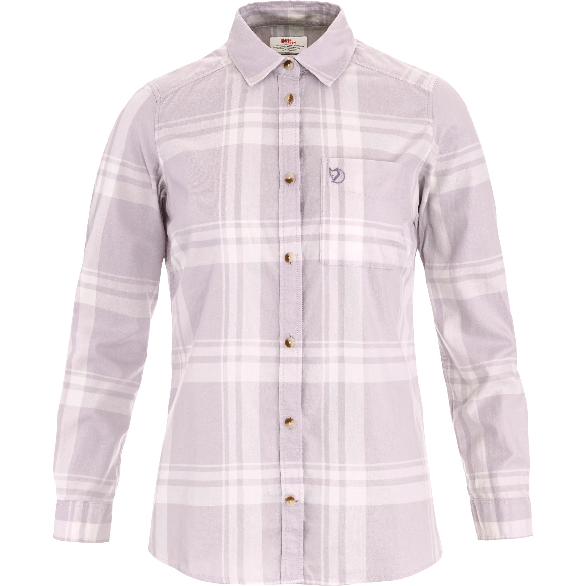 lavender mist/eggshell Övik Lite Flannel Shirt Wmn