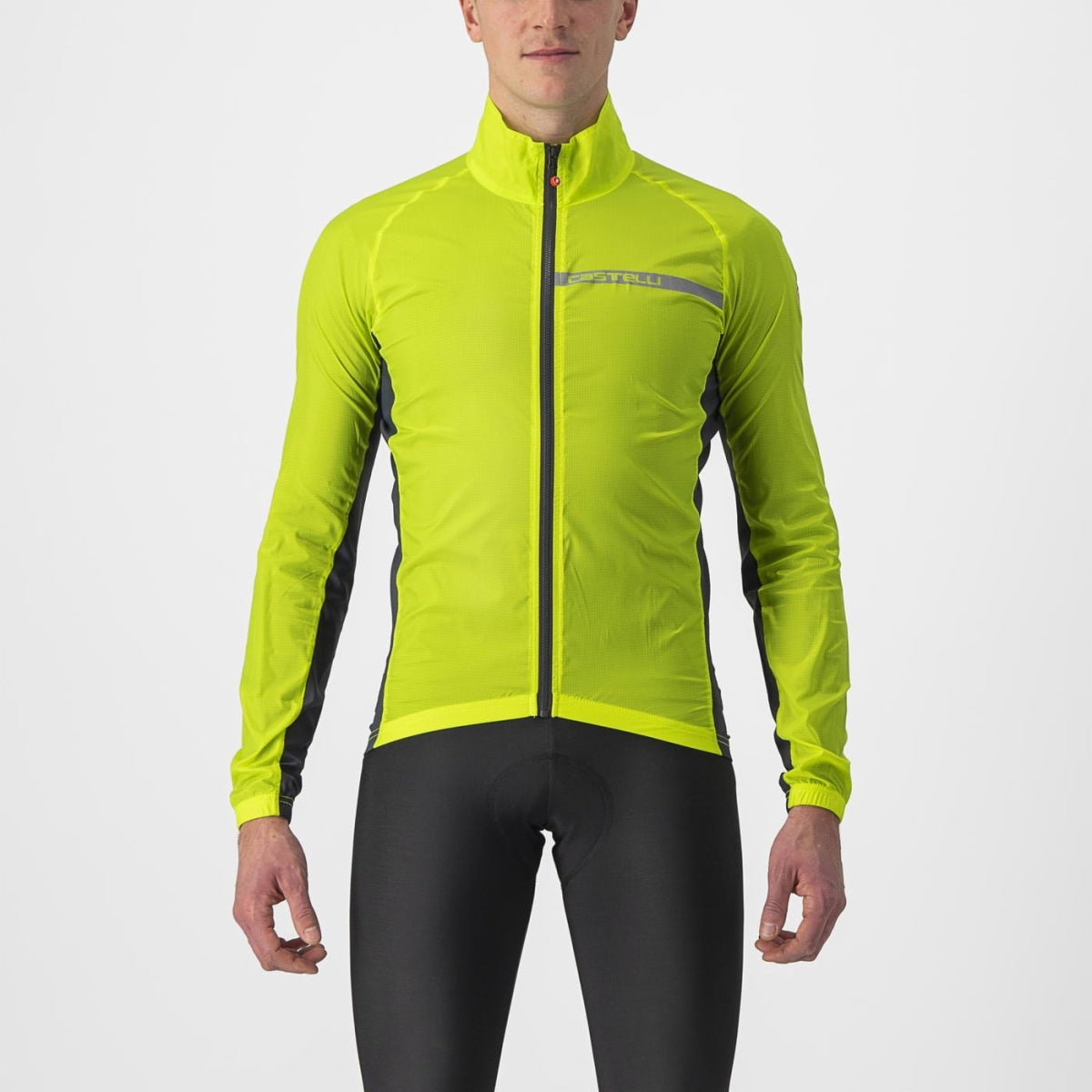 electric lime/dark gray Squadra Strech Jkt M
