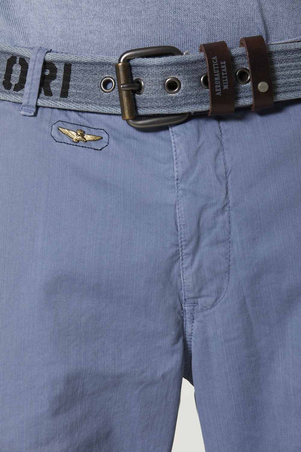 Cargo trousers in stretch gabardine