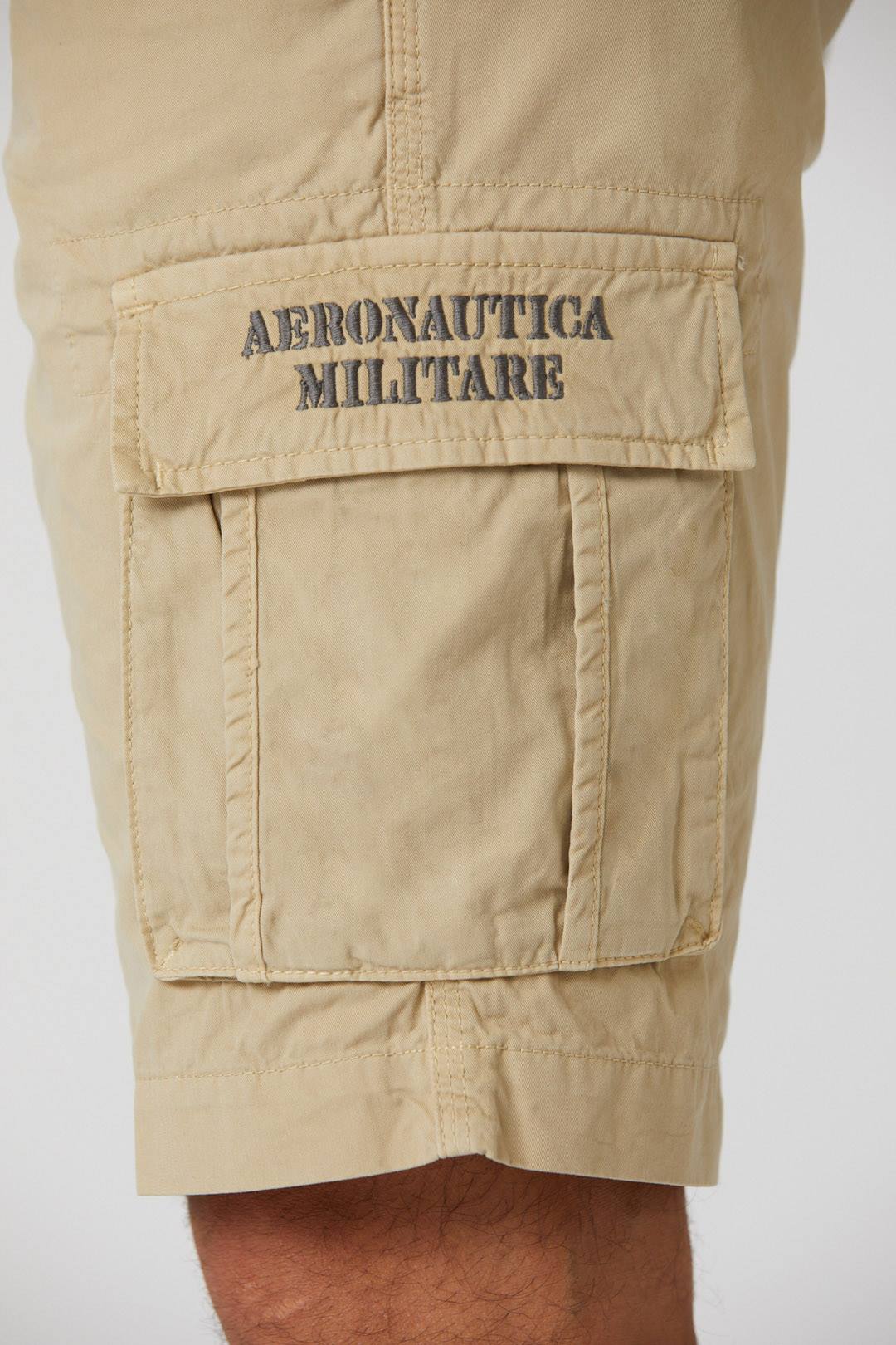 Cotton gabardine Bermuda shorts Men