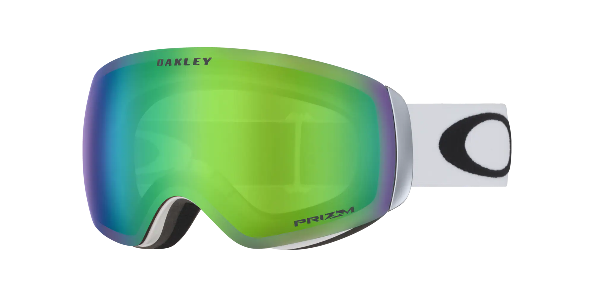 Fligh Deck M Goggle - Matte White - Prizm Snow Jade Iridium | BOTËGHES LAGAZOI