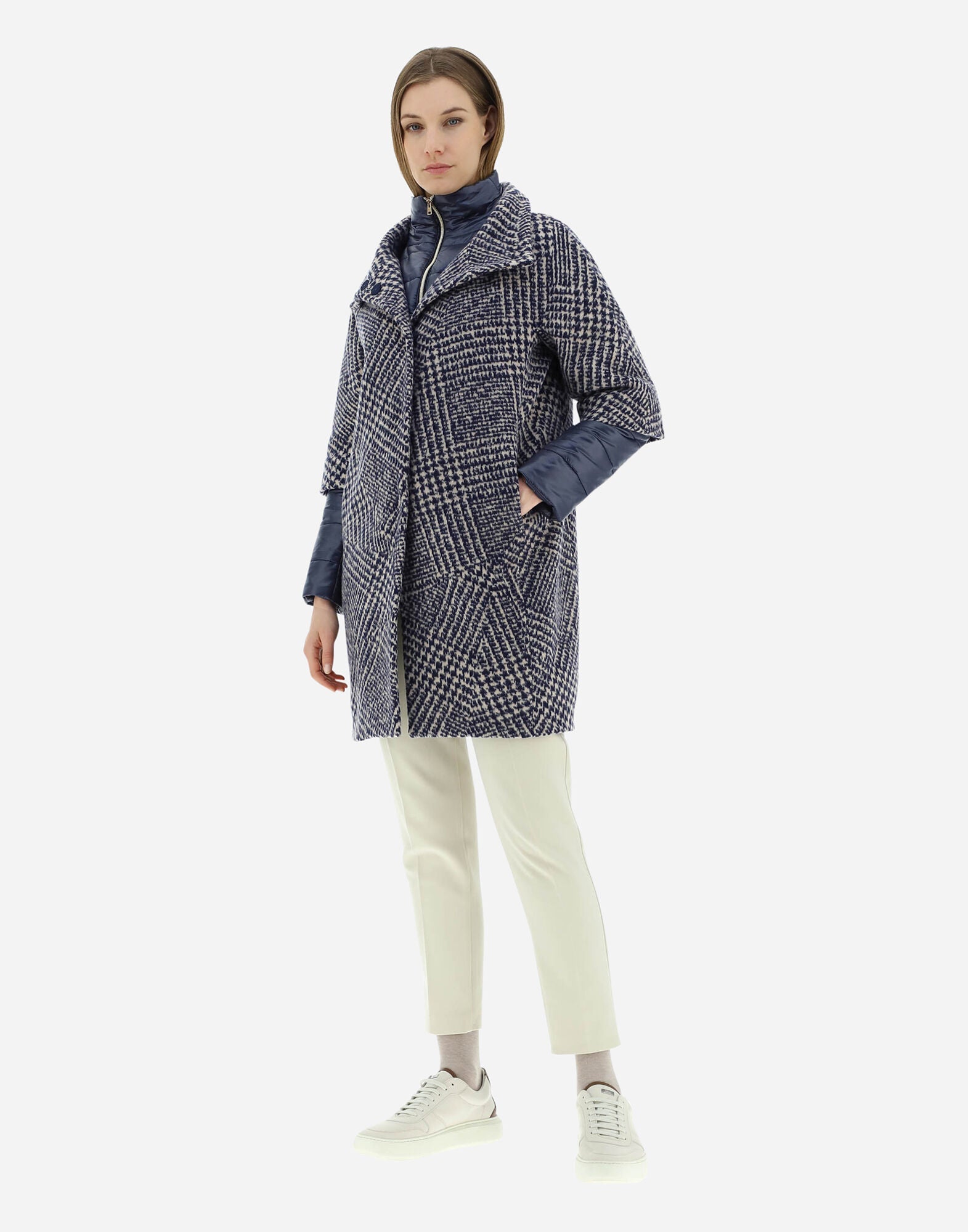Hypnotic Poule & Nylon Ultralight Coat Blue W